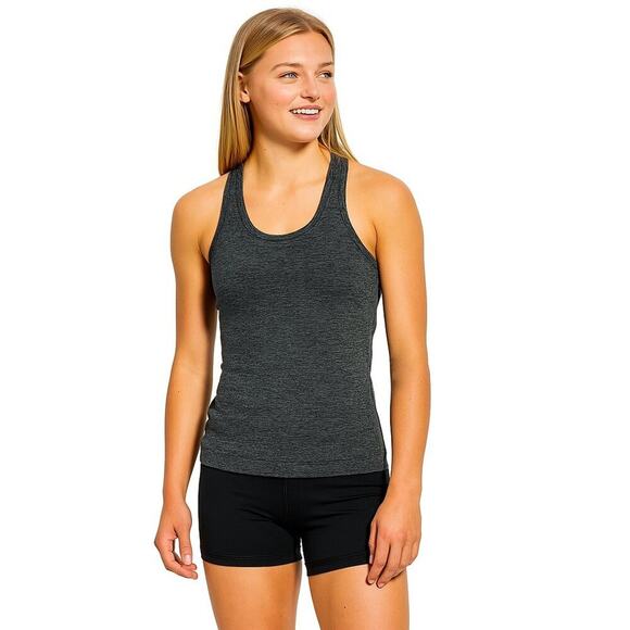 2/$30 Nike Dri-Fit Racerback Tank Top Heather Gray XS #9927 - Picture 1 of 8